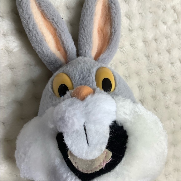 Vintage Warner Bros Plush 1992 Bugs Bunny Stuffed Animal Toy Christmas Ornament - Picture 4 of 10